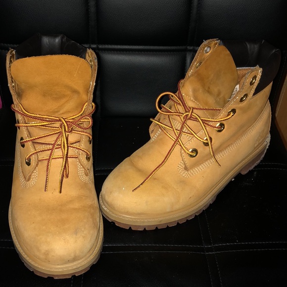 Brown authentic timberlands slightly used - Picture 3 of 3